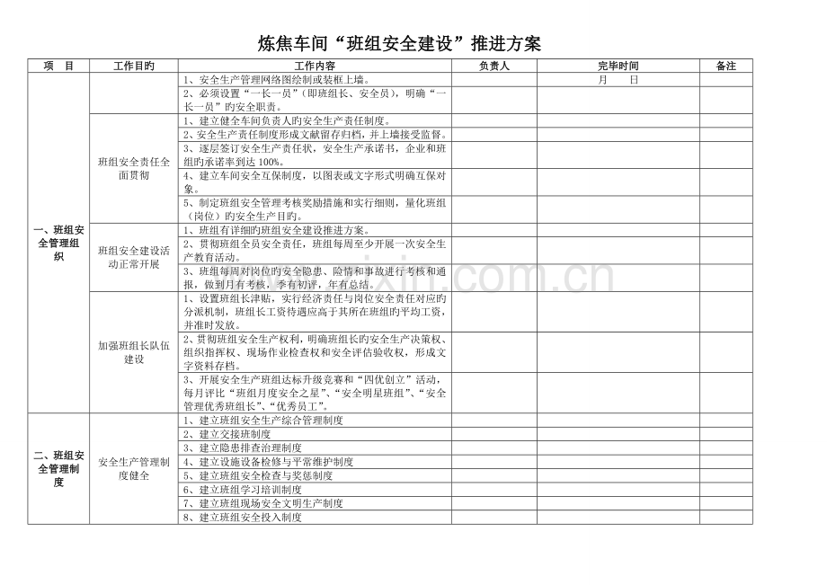 班组安全建设推进方案.doc_第1页