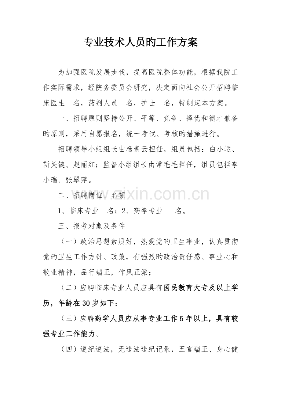 专业技术人员招聘方案.doc_第3页