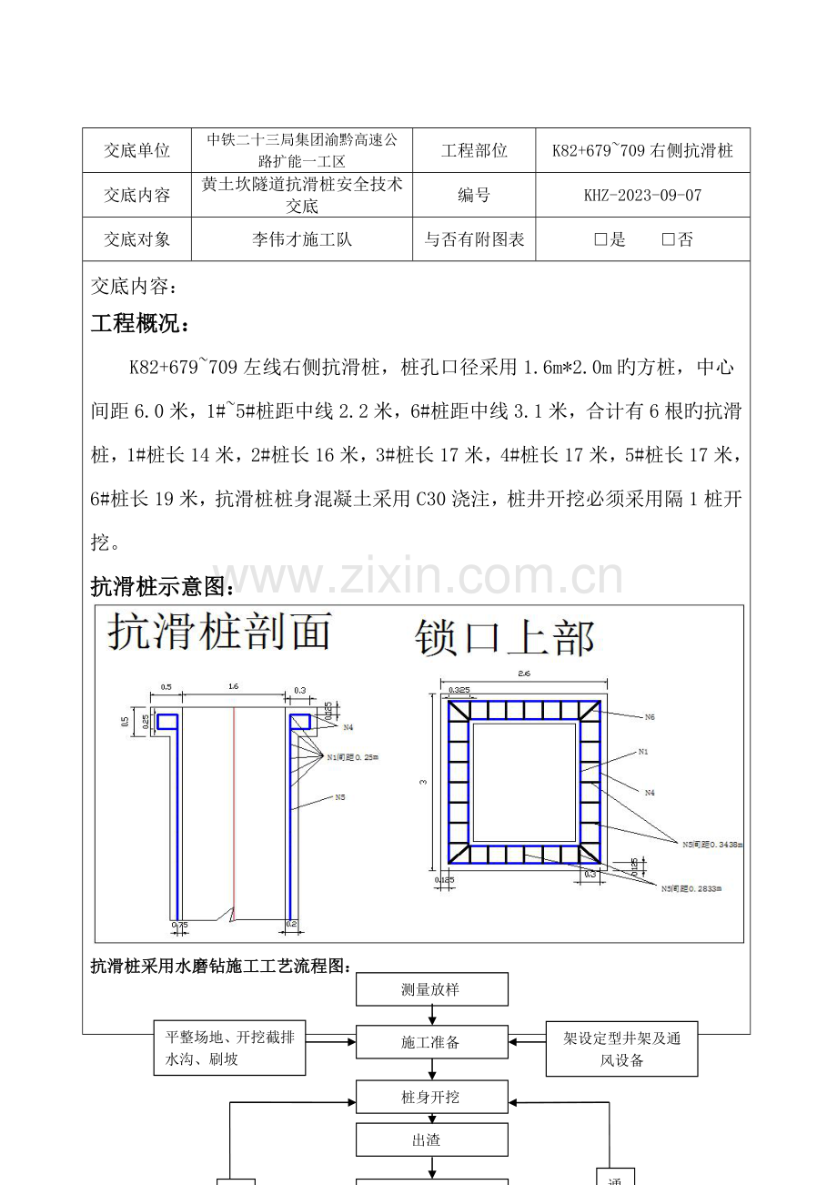 抗滑桩安全技术交底.doc_第1页