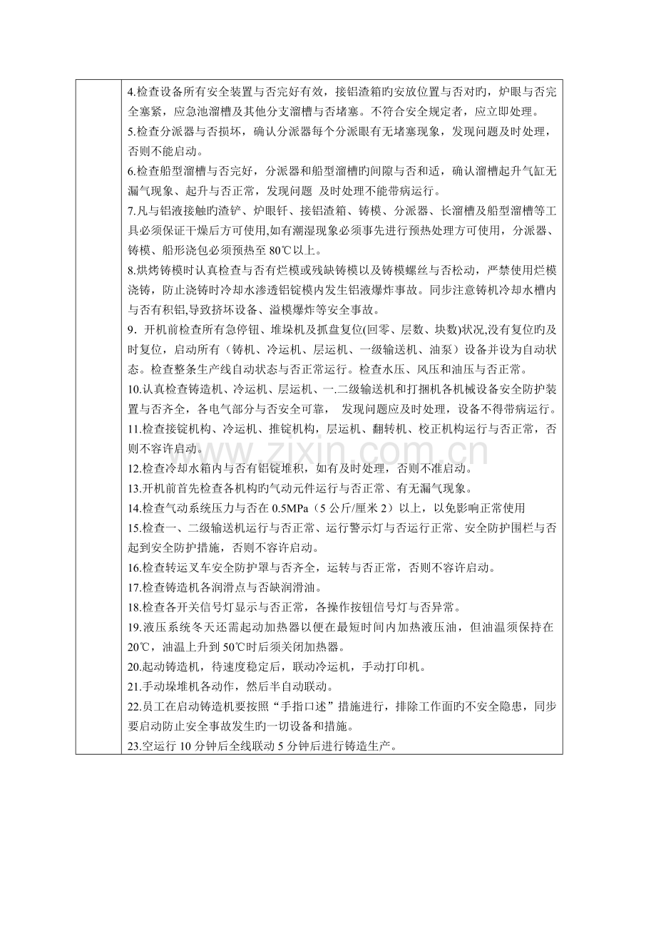 铸造工岗位安全操作技术规程.docx_第2页