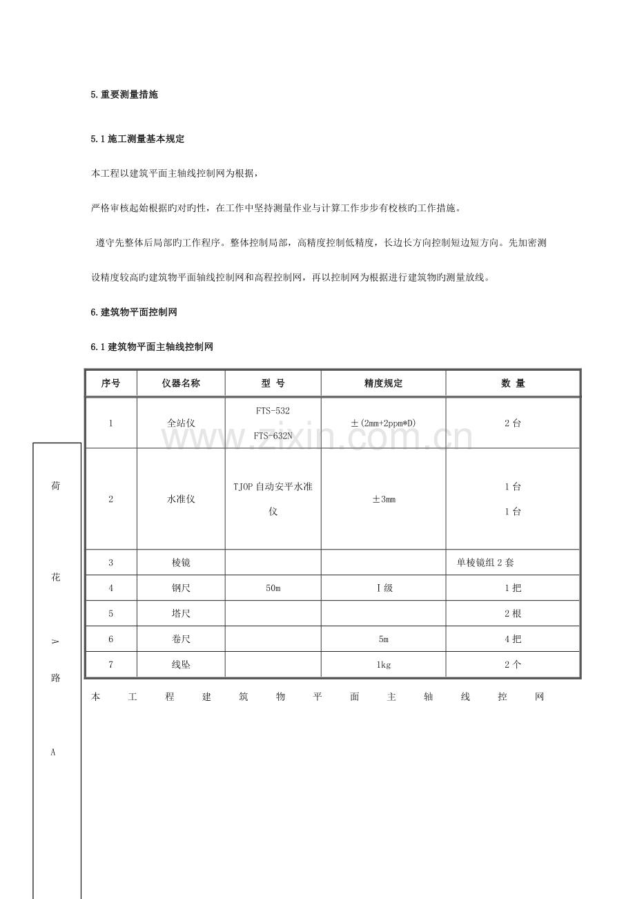 体育馆测量施工方案最后一版修改.doc_第3页