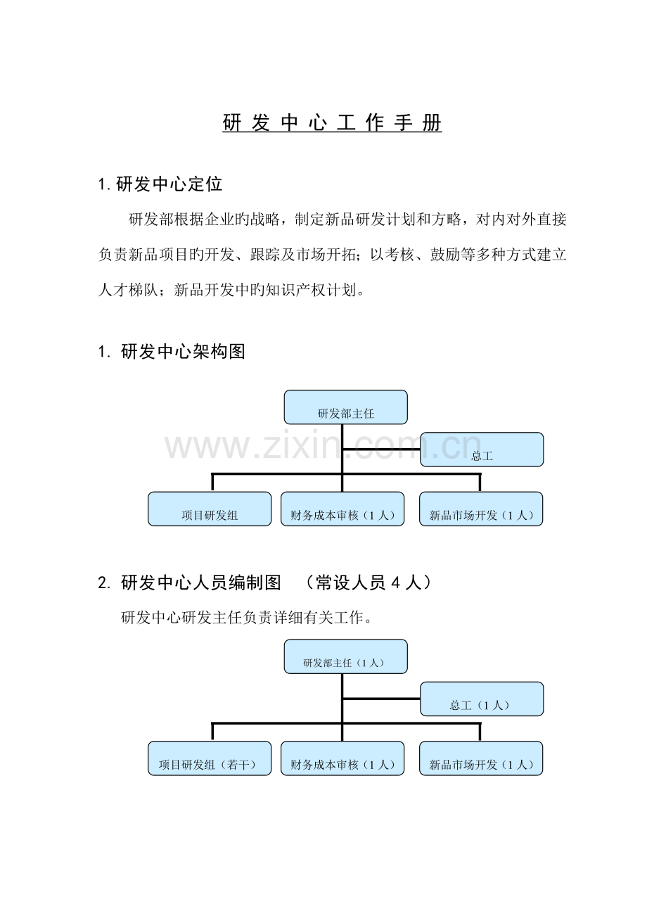 研发部工作手册.doc_第1页