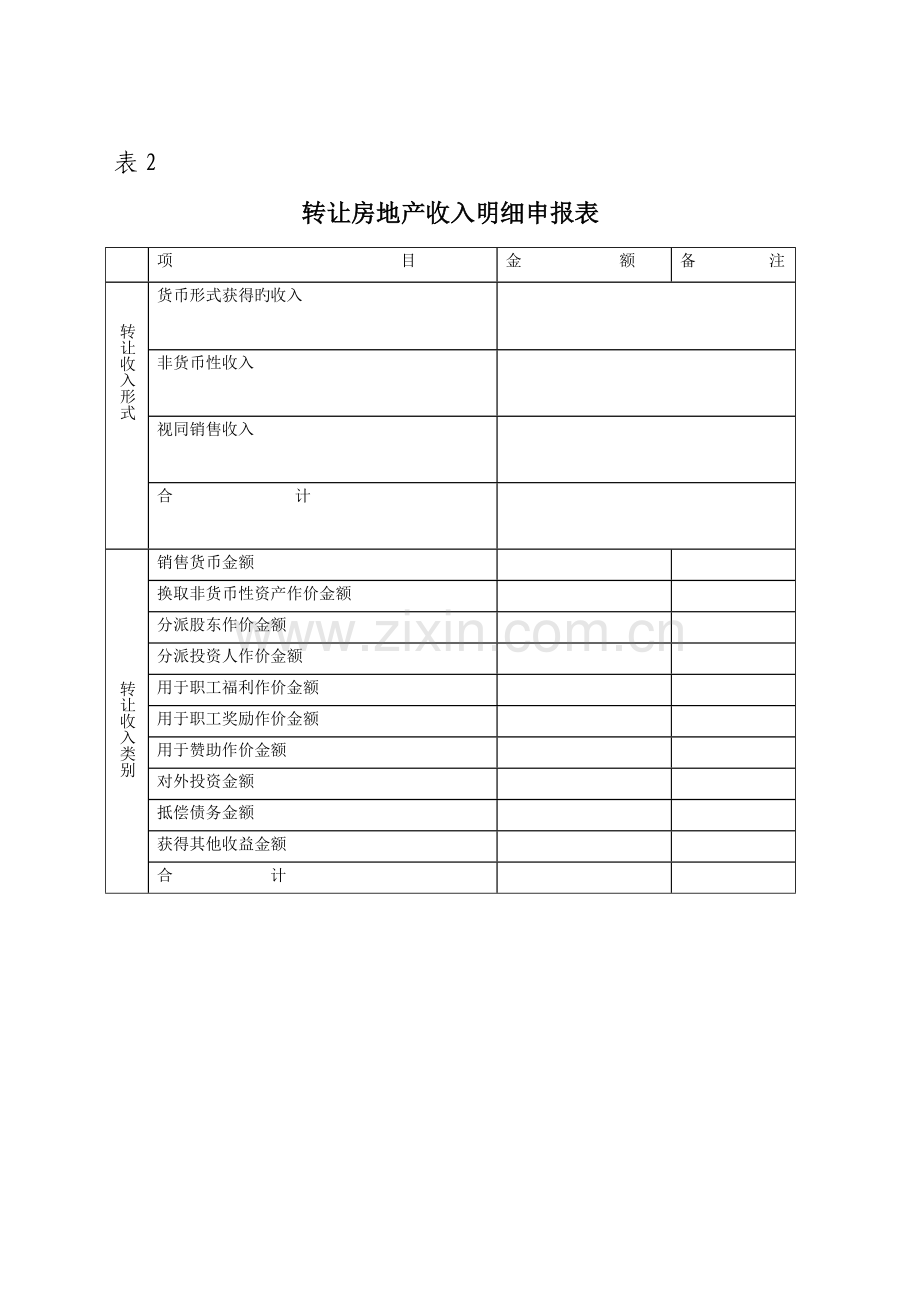 收入和扣除项目明细表按类别统计.doc_第2页