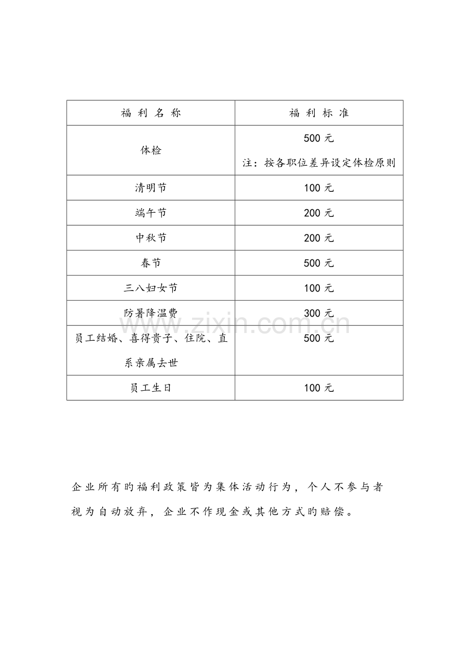 公司福利待遇制度.doc_第3页