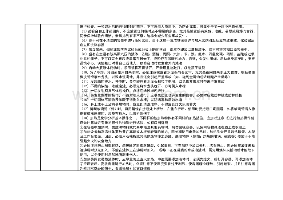 实验室安全管理规章制度一览表.doc_第3页