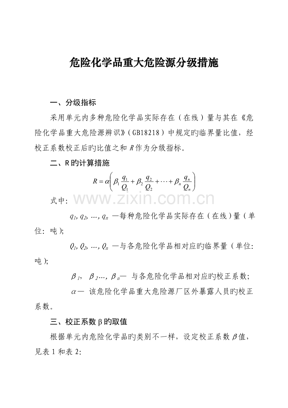 危险化学品重大危险源监控管理规定.doc_第1页