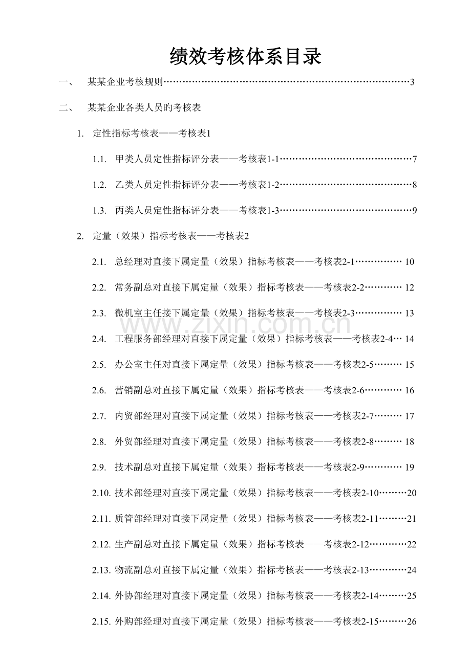 2023年公司绩效考核全套流程表格8.doc_第1页