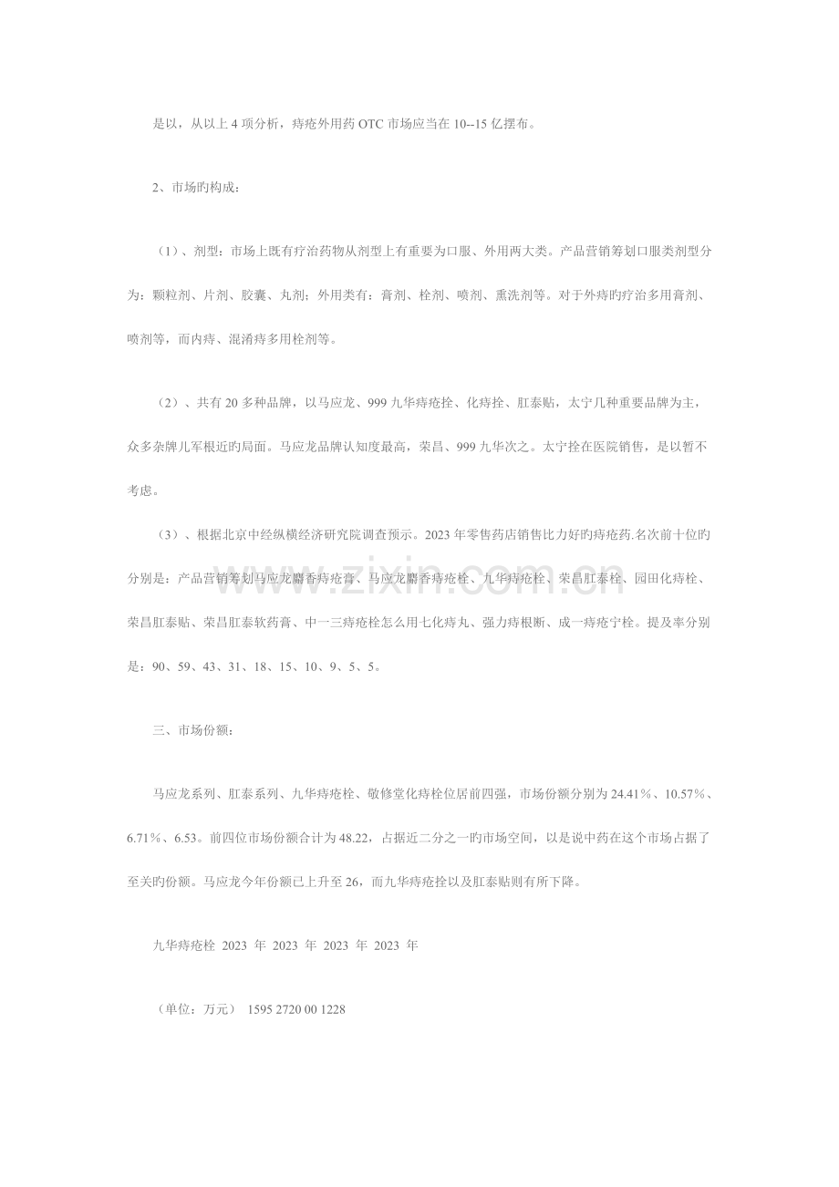 痔疮产品营销策划书.doc_第2页