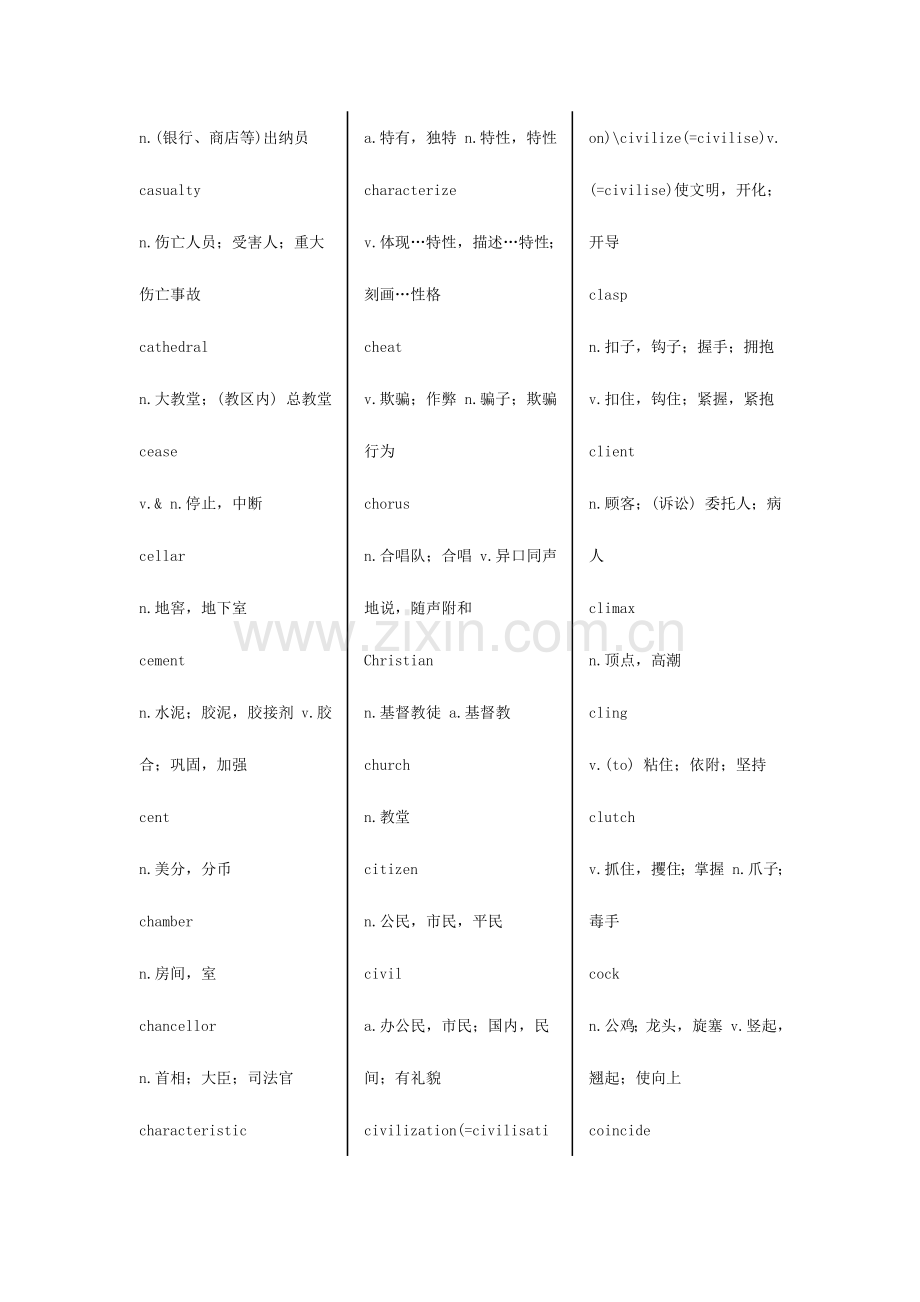 2023年PETS三级词汇表.doc_第3页