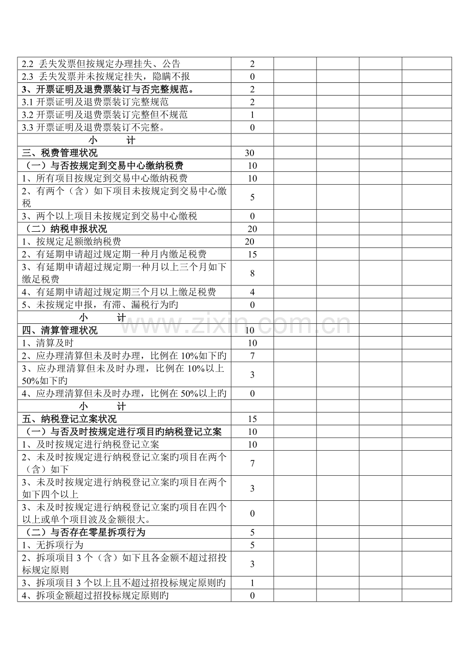 外地进京建筑业企业纳税信誉等级评定表.doc_第2页