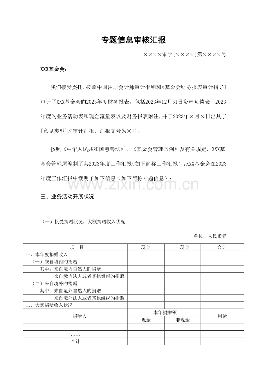 专项信息审核报告.doc_第1页