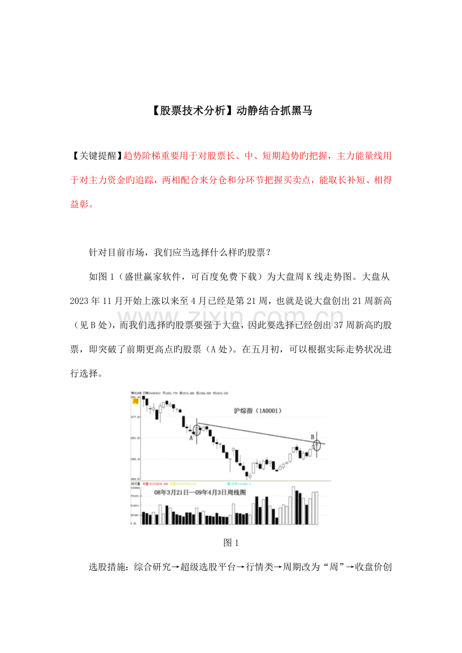 股票技术分析动静结合抓黑马.doc_第1页