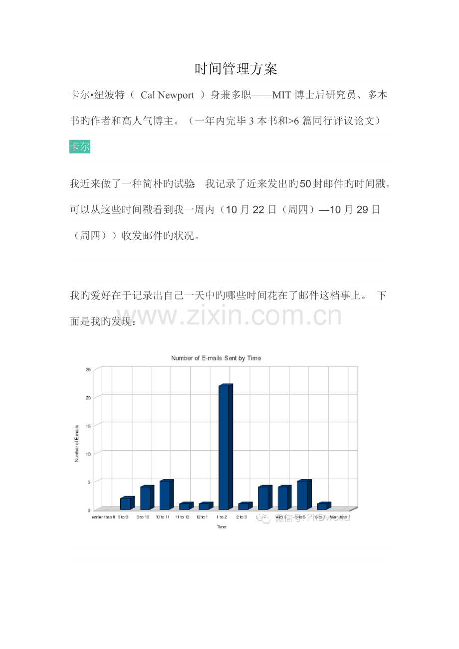 时间管理方案.docx_第1页