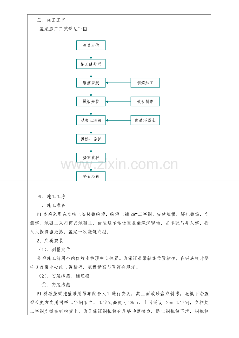 盖梁墩柱施工技术交底.doc_第3页