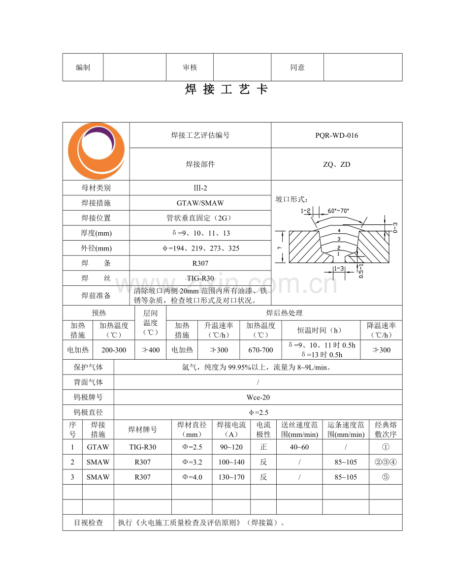 压力管道焊接工艺卡.doc_第2页