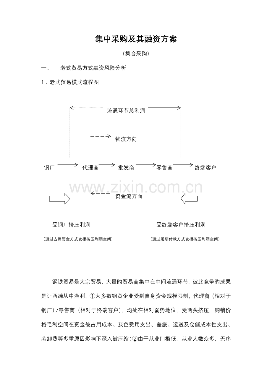 集中采购及其融资方案.doc_第1页