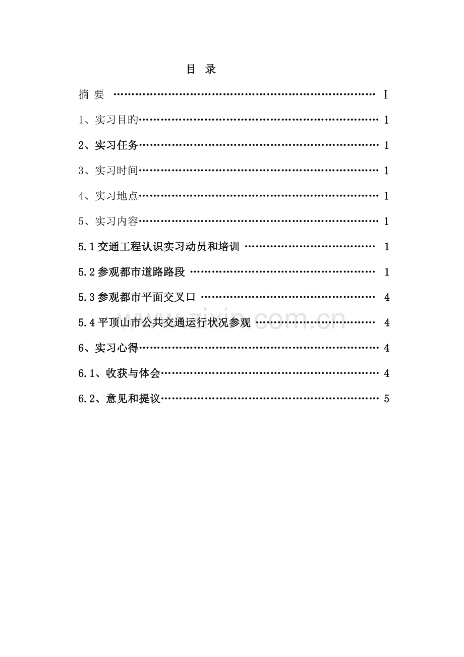 交通工程认识实习模板.doc_第3页