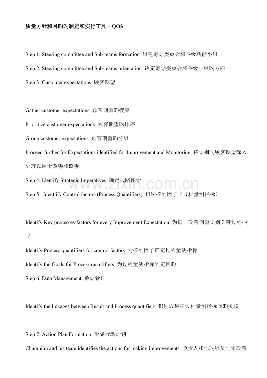 质量方针和目标的制定和实施工具.doc_第1页