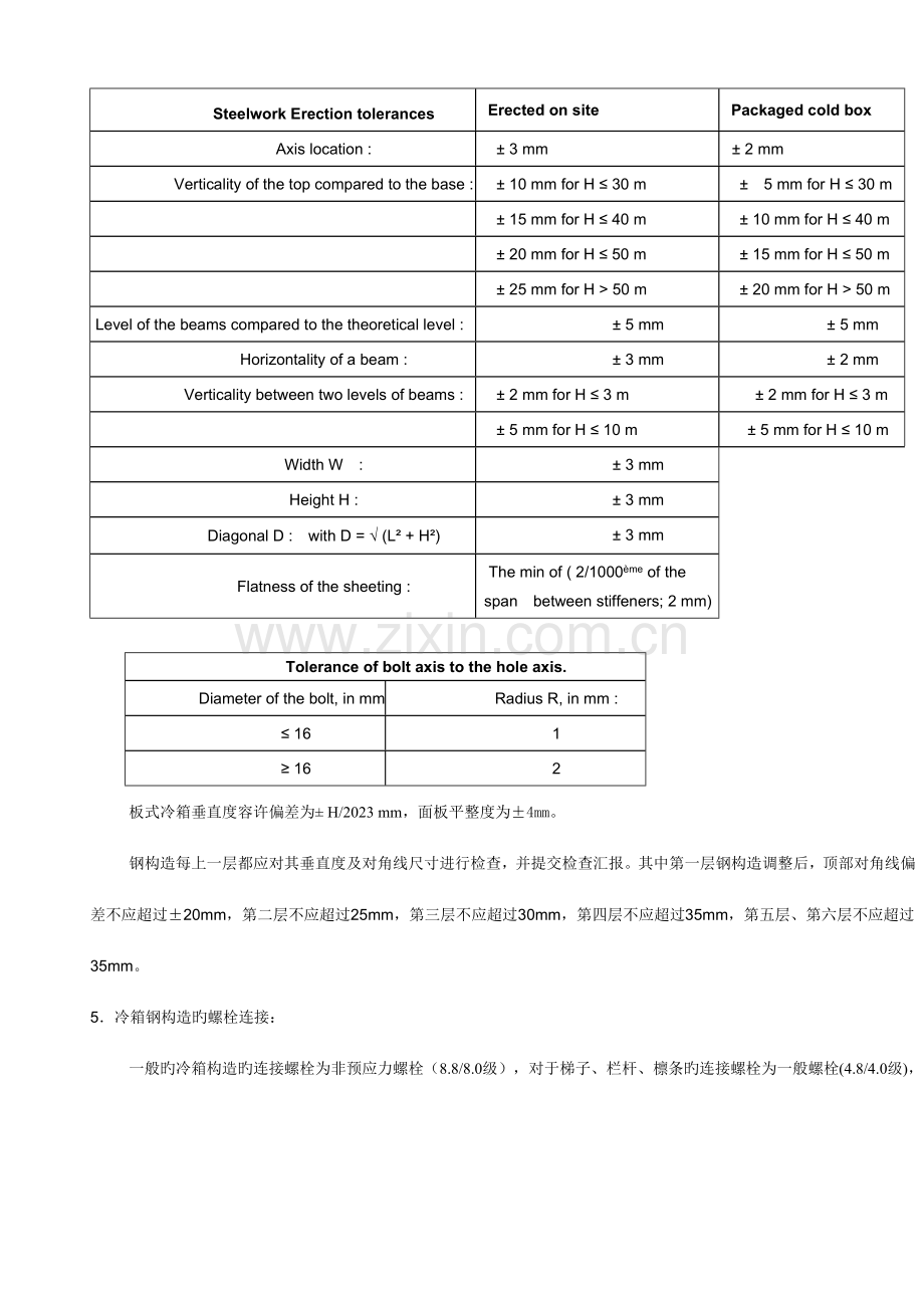 冷箱钢结构安装技术交底.doc_第3页