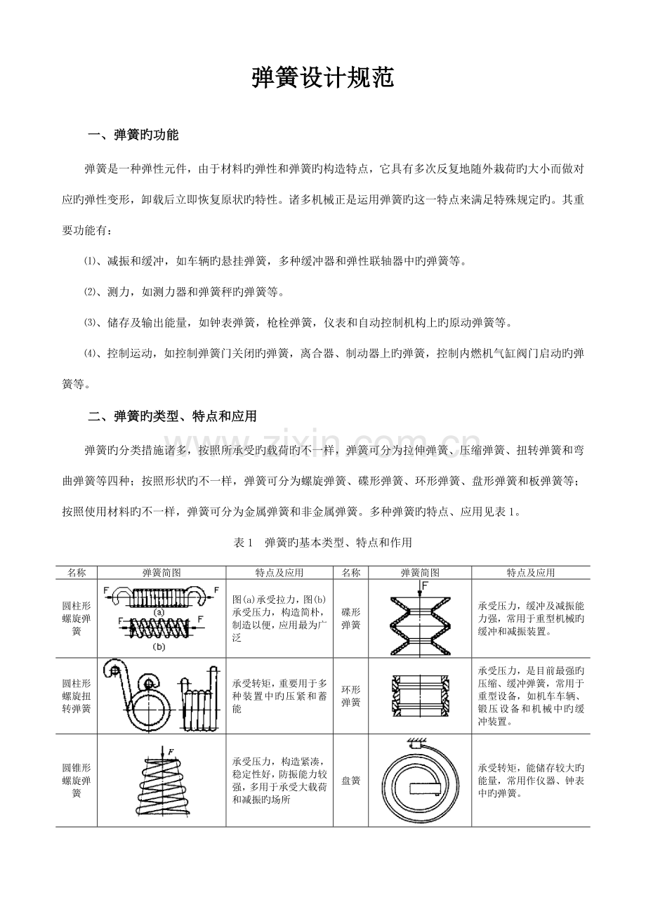 弹簧设计规范.doc_第1页