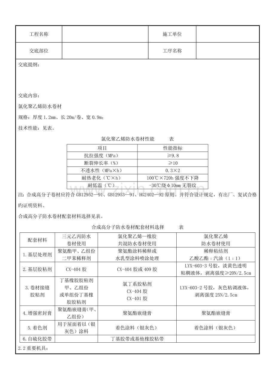 合成高分子卷材屋面防水层分项工程质量管理精.doc_第2页