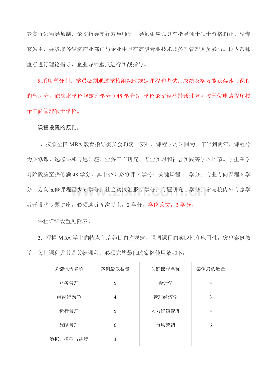 重庆工商大学工商管理专业硕士学位培养方案.doc_第3页