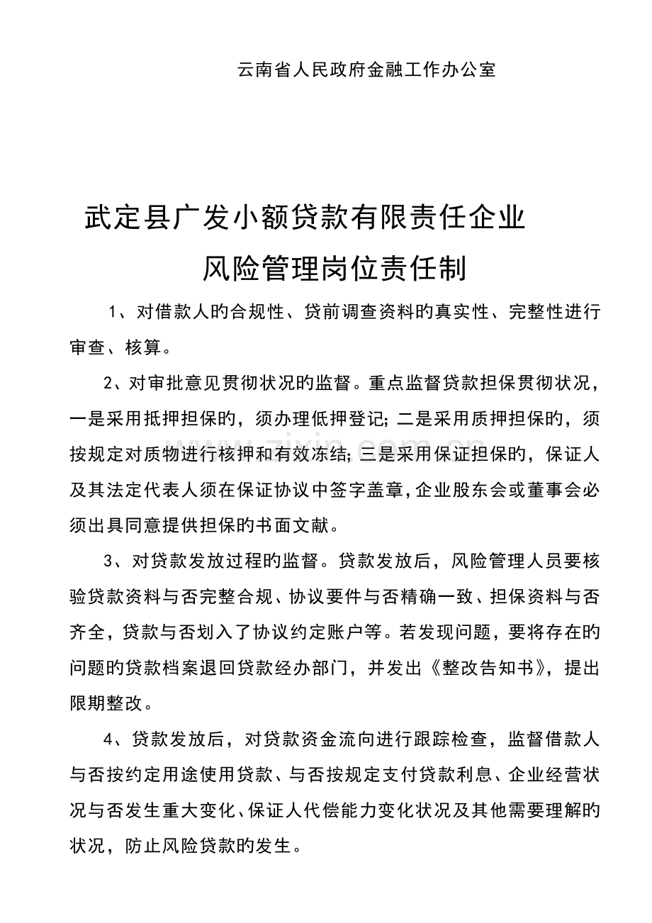 云南省小额贷款公司经营规定.doc_第2页