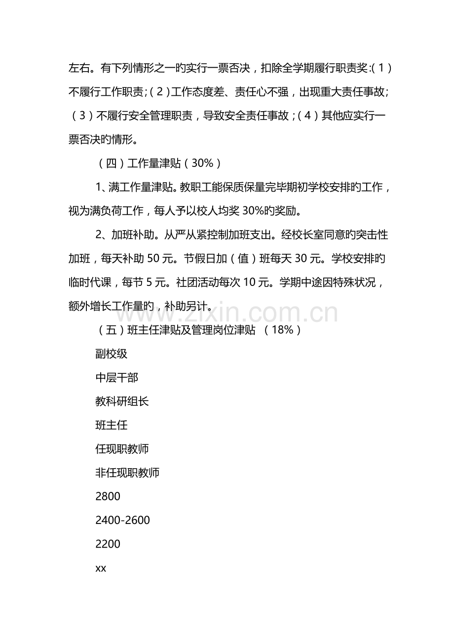 学校奖励性绩效工资考核实施方案.doc_第3页