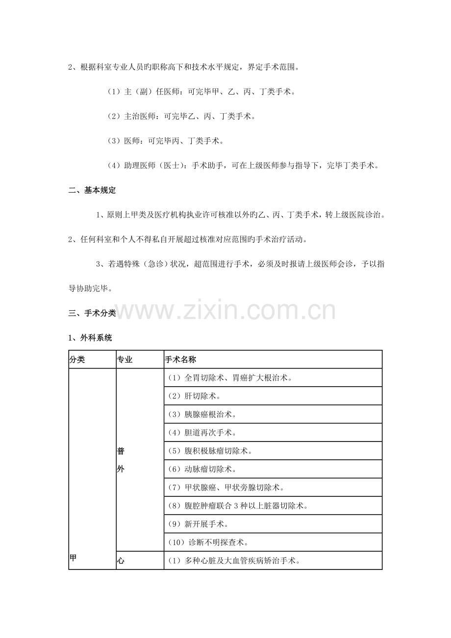 手术分级管理实施方案.doc_第2页