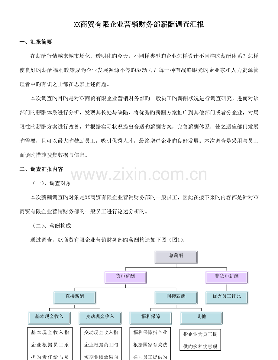 商贸公司薪酬调查报告.doc_第1页