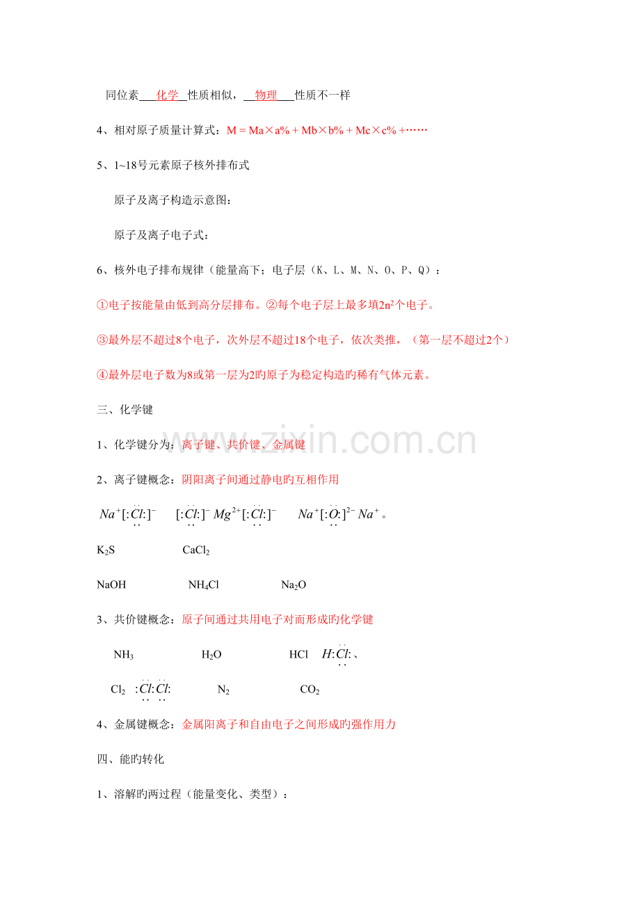 2023年化学学业水平考必背知识点.doc_第2页