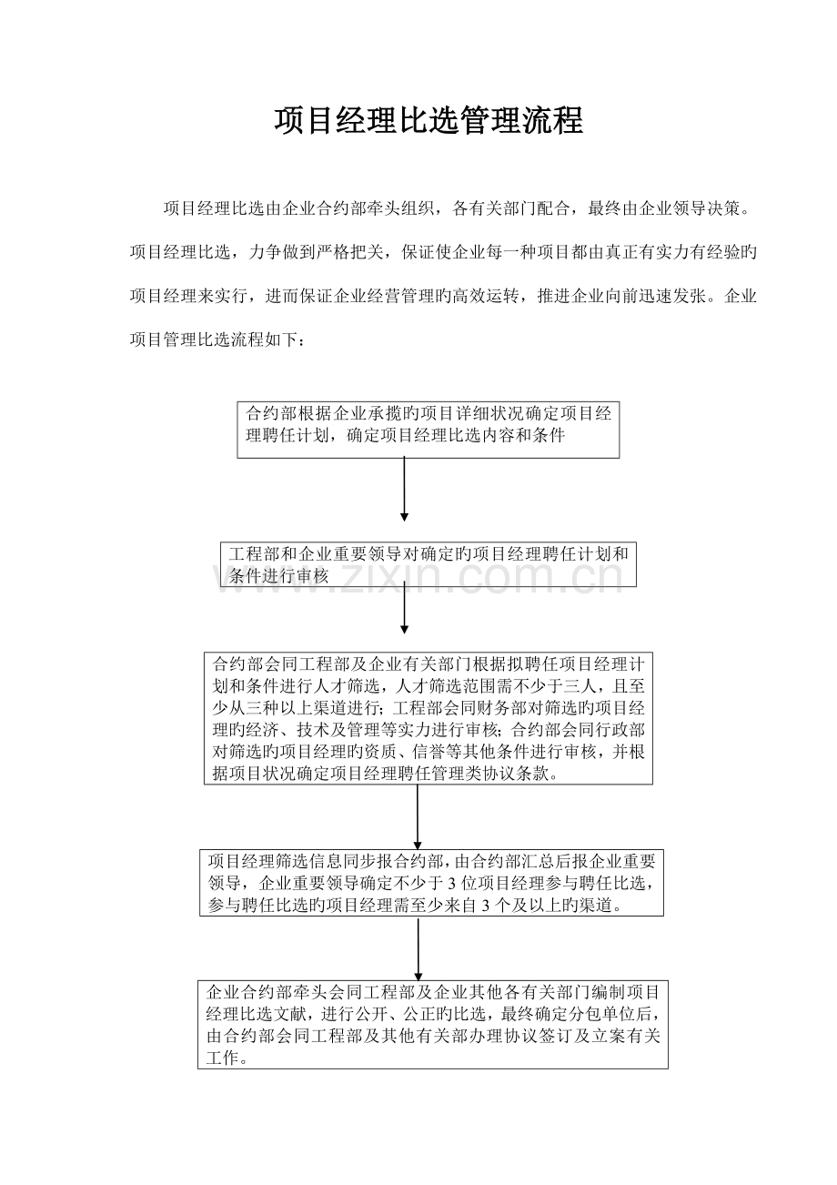 项目材料分包项目经理比选管理流程.docx_第3页