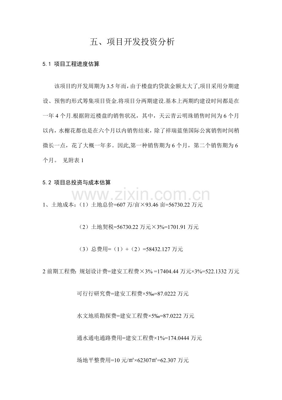 项目开发投资分析与财务评价.doc_第1页