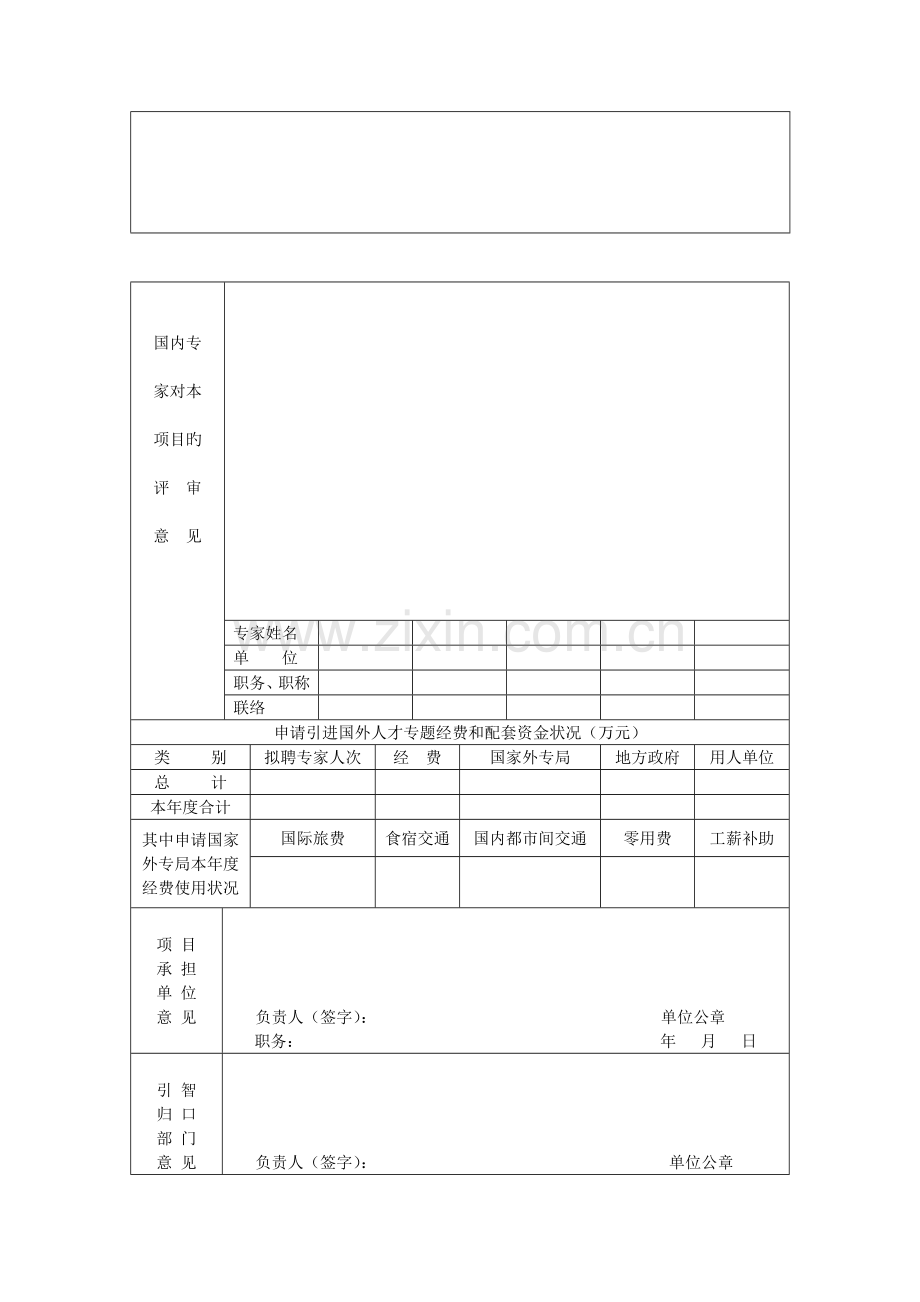 引进国外技术管理人才项目申请表上海外国专家局.doc_第3页