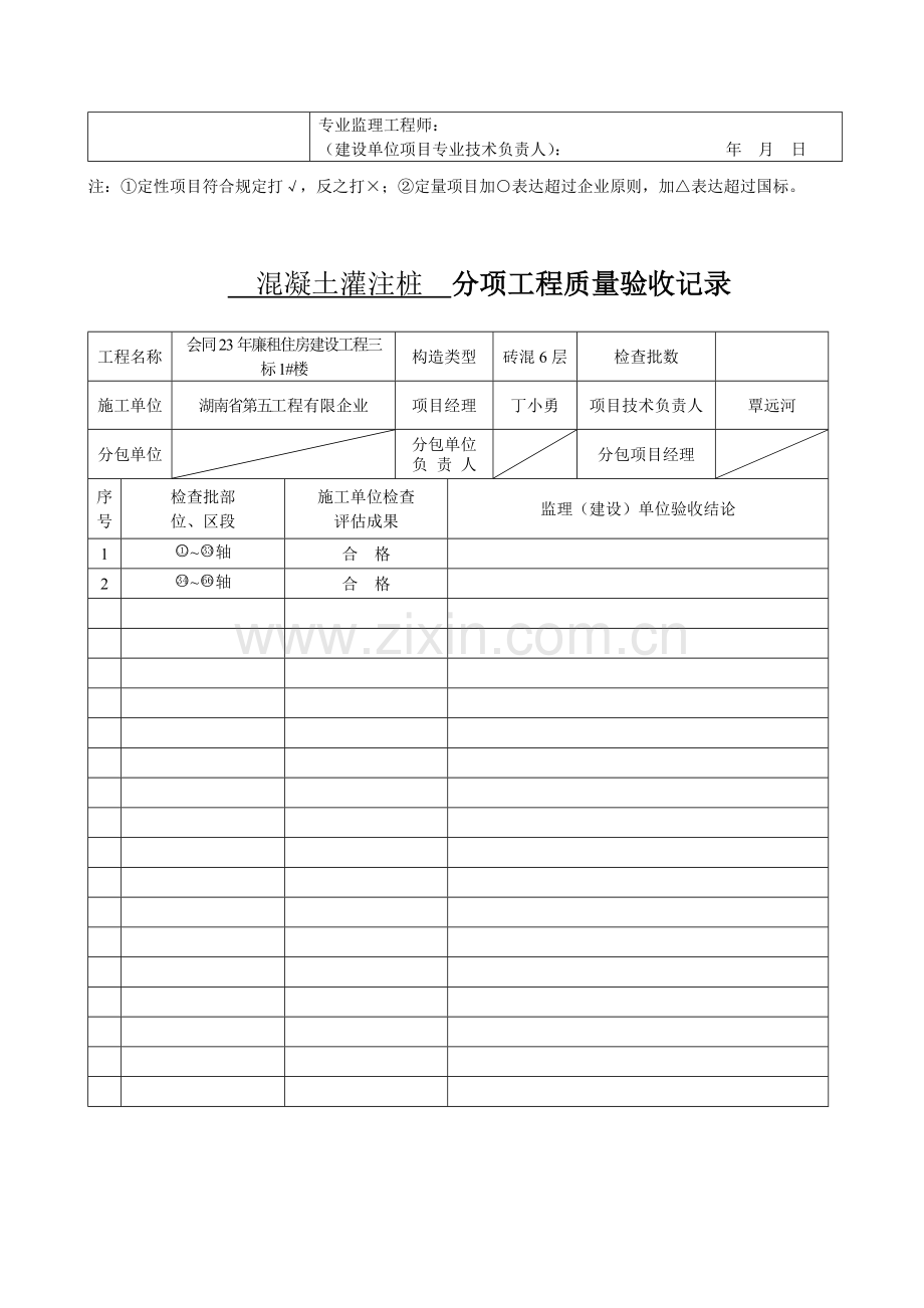 混凝土灌注桩钢筋笼分项工程质量验收记录.doc_第3页