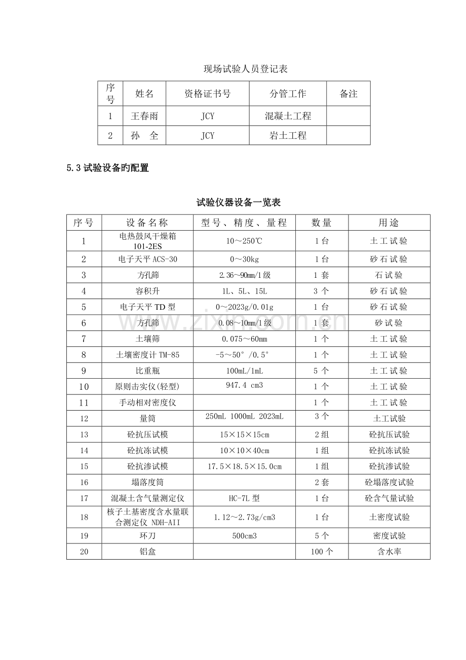 原材料检测专项方案.doc_第3页