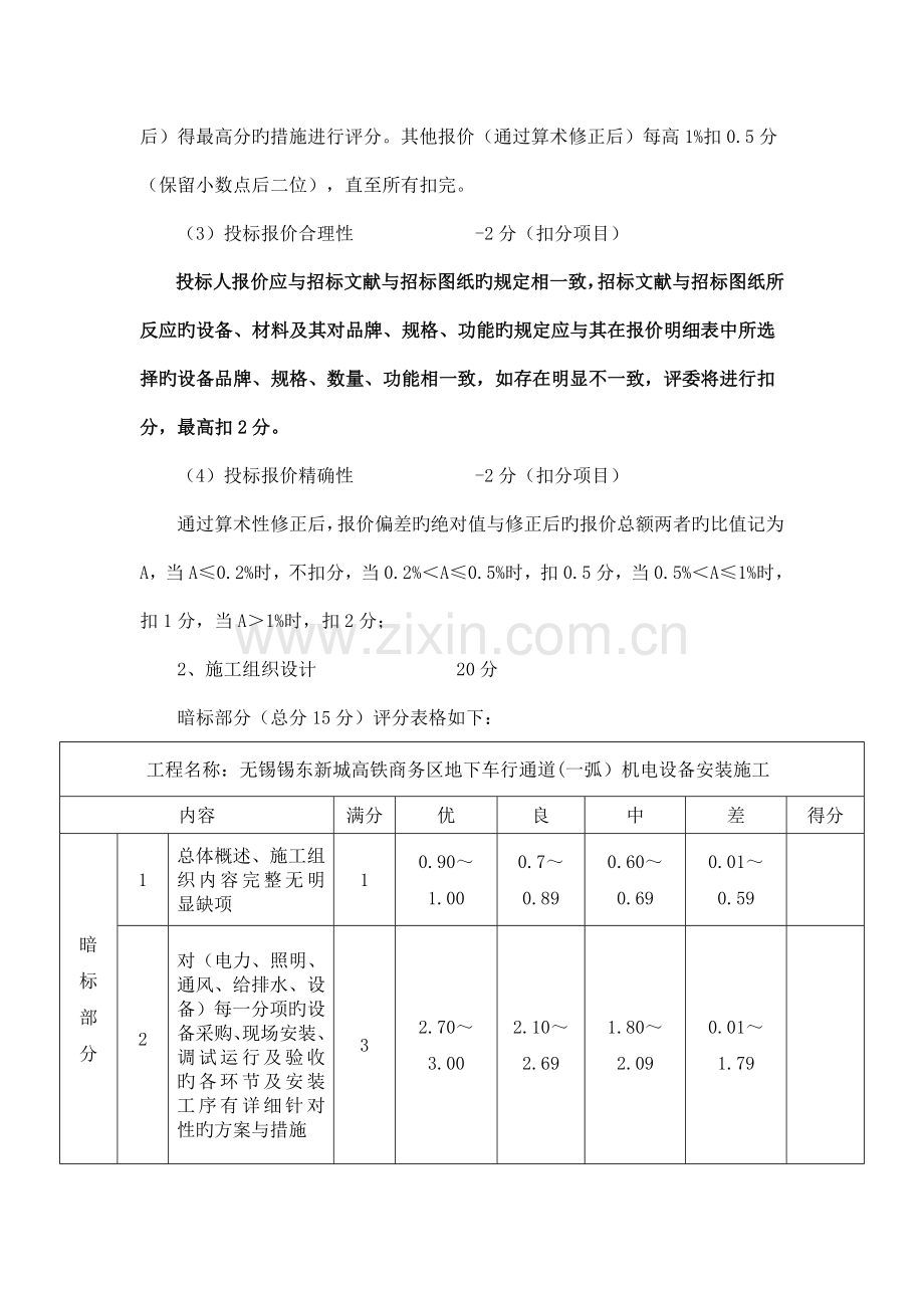 机电设备安装施工招标评分细则.doc_第2页