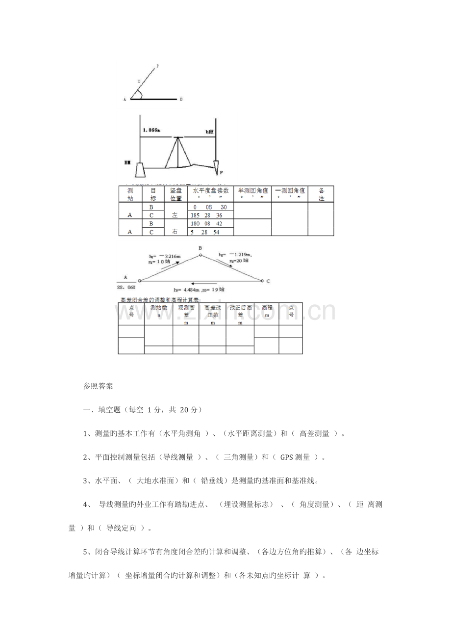 工程测量学考试试题及答案.docx_第3页