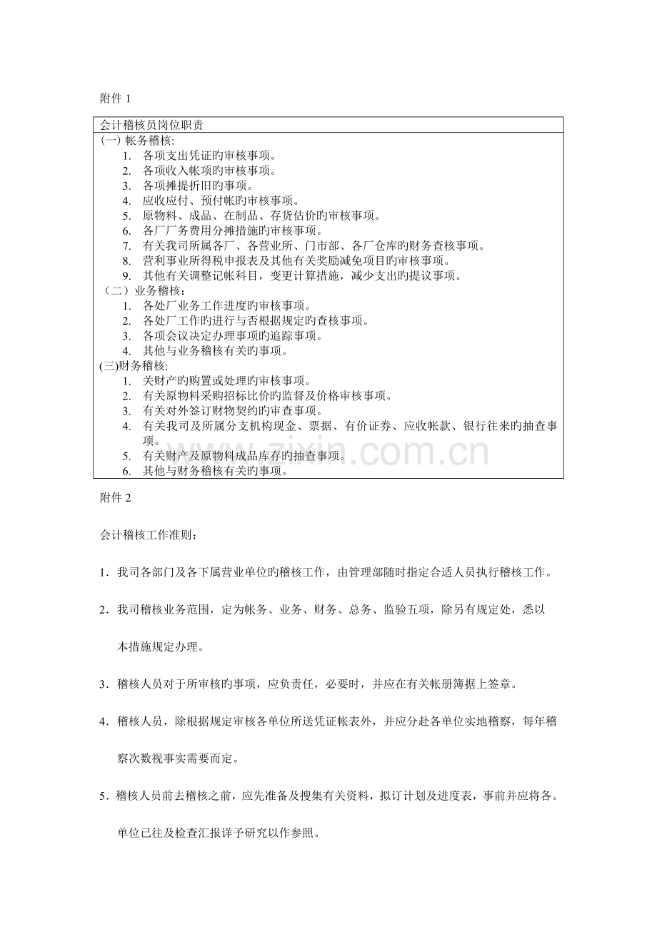 2023年公司财务部会计稽核全套工作资料.doc_第1页