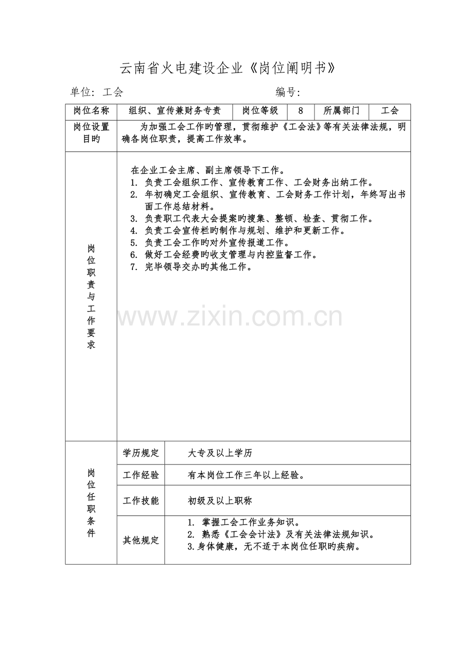 工会岗位说明书.doc_第3页