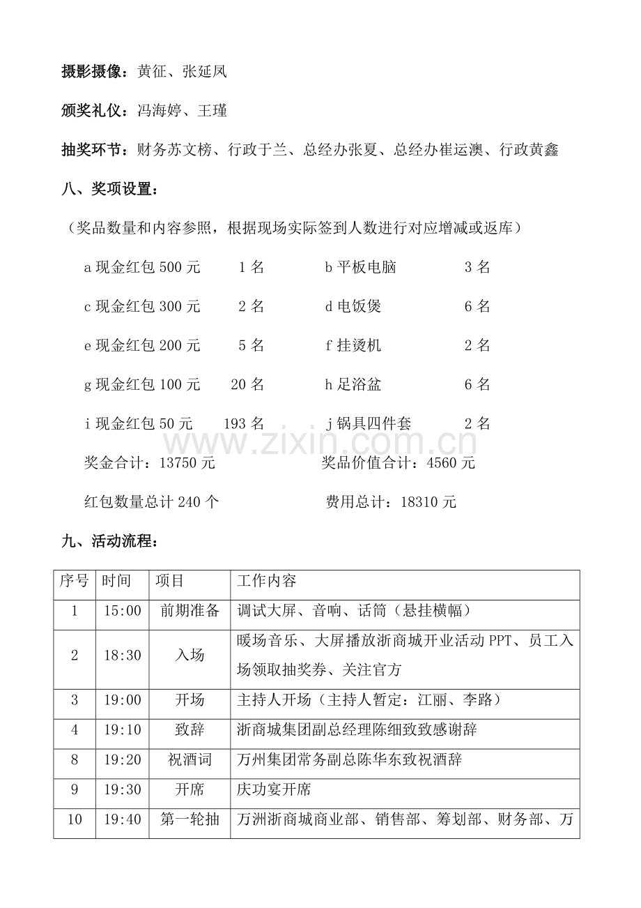 庆功宴执行方案.docx_第3页