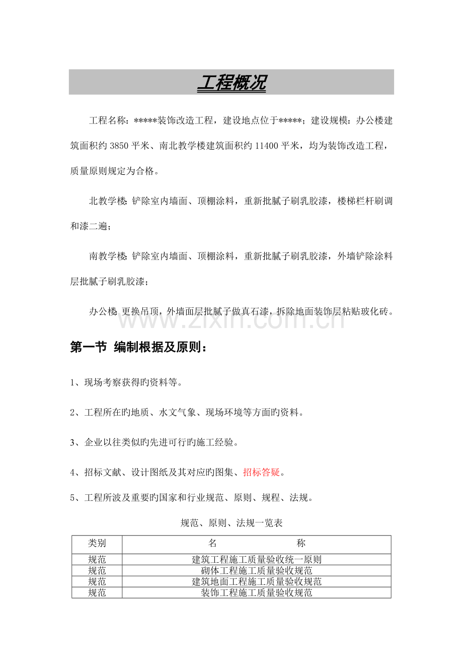 技术标房建工程重点难点分析.doc_第1页