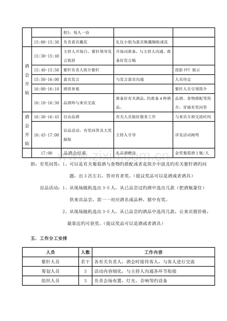 品酒会策划方案细化.doc_第3页