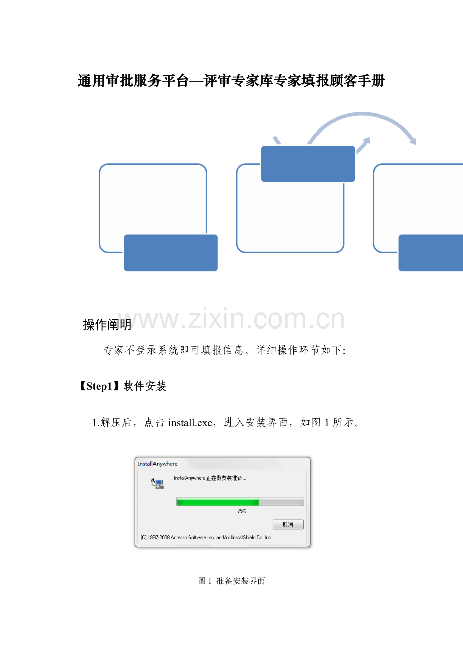 通用审批服务平台评审专家库专家填报用户手册.doc_第1页