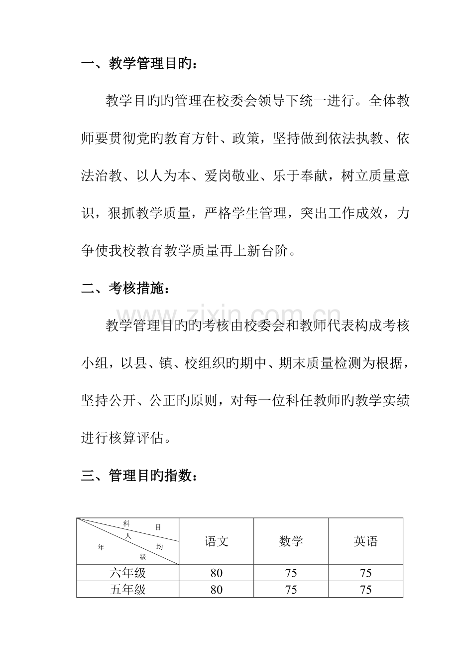 教学目标管理责任书.doc_第1页