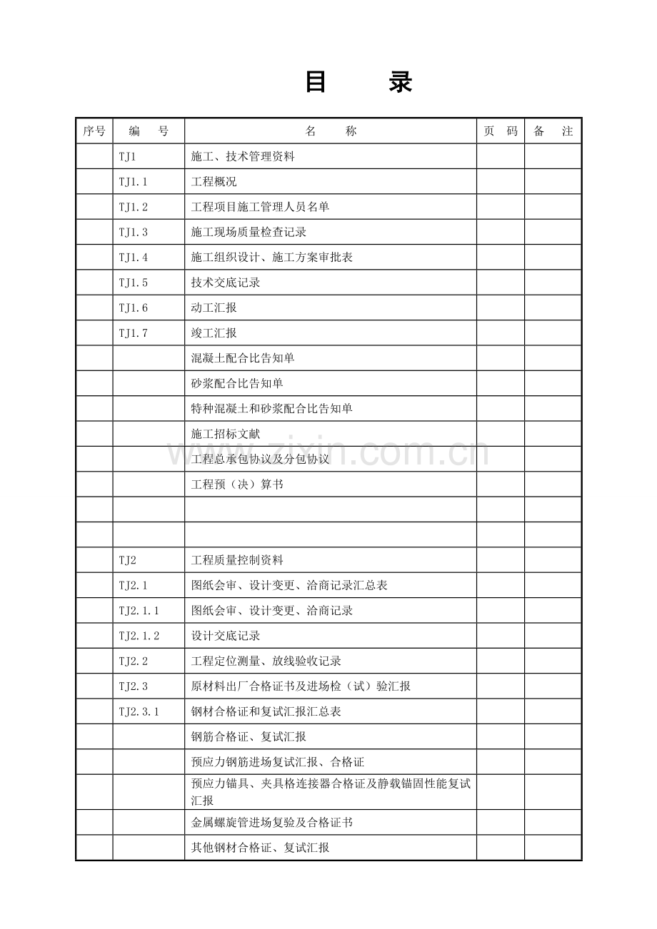 2023年土建验收资料全套正式.doc_第1页