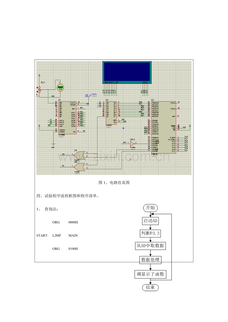 2023年单片机AD模数转换实验报告.doc_第2页