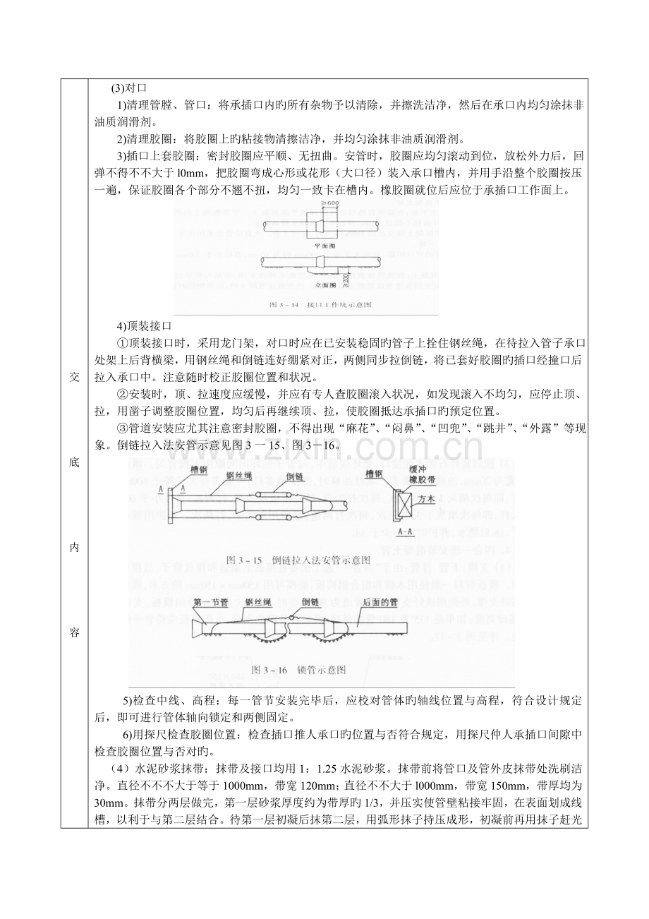 混凝土管道施工技术交底.doc_第2页