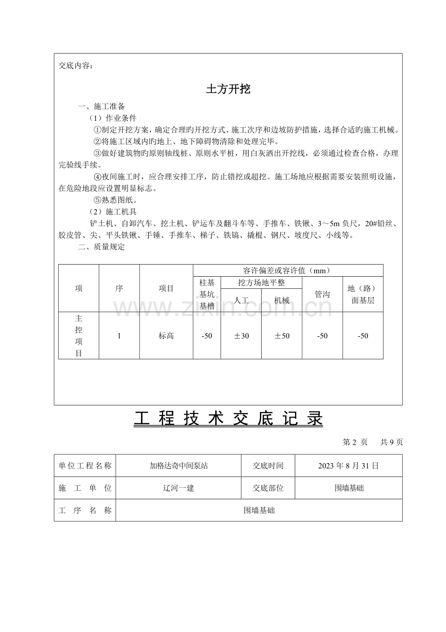 围墙基础技术交底.doc_第2页