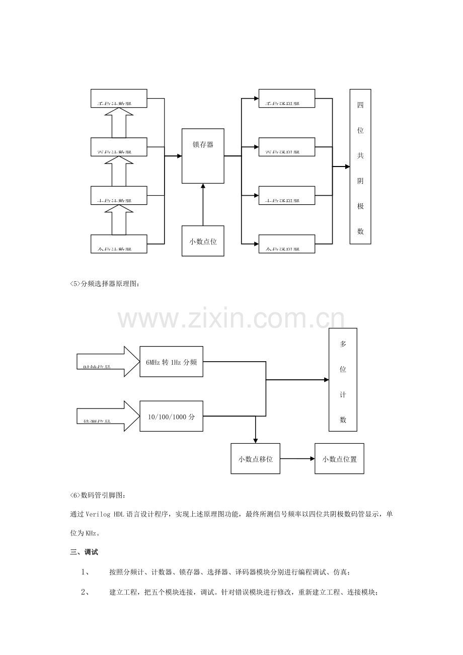 数字频率计课程设计实习报告模板.doc_第3页